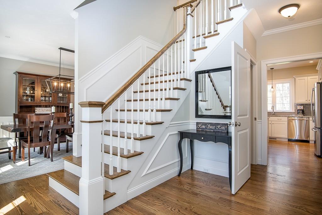 222 Sugar Road Bolton, MA 01740 - Photo 4 of 36 a view of entryway and hall with wooden floor