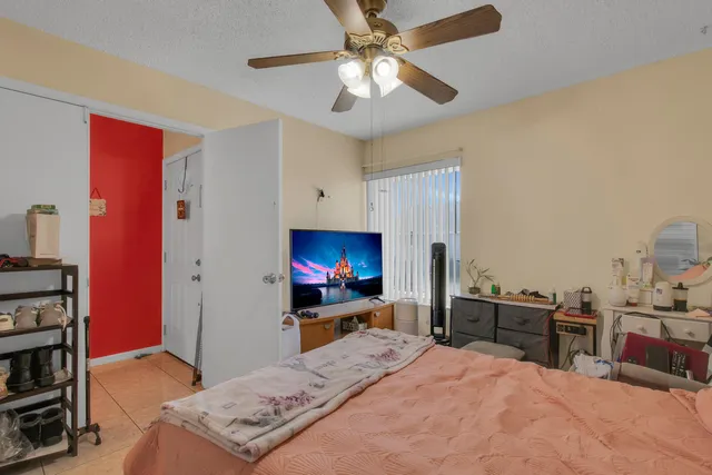 a view of a hallway with entryway