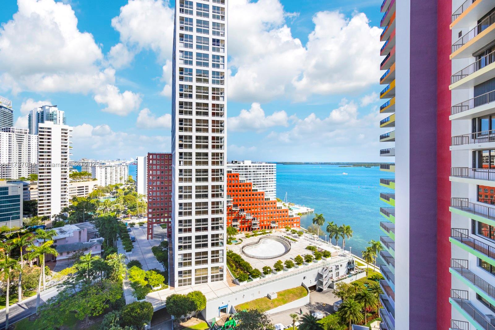 1581 Brickell Avenue, Unit 1408 Miami, FL 33129 - Photo 12 of 25 a city view