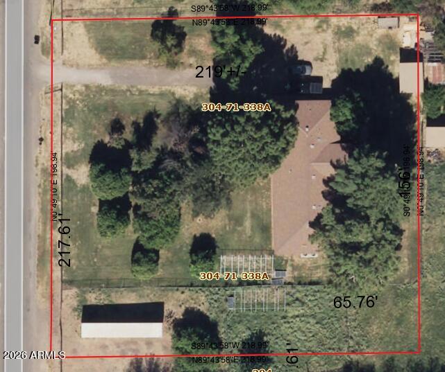 21613 South 154th Street Gilbert, AZ 85298 - Photo 57 of 57 an aerial view of a residential houses with outdoor space