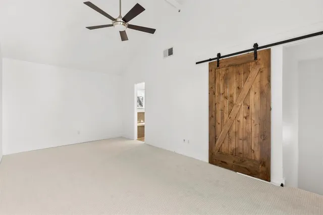 a view of an empty room