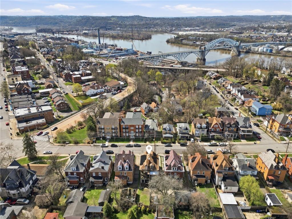 1712 Termon Avenue Pittsburgh, PA 15212 - Photo 8 of 38 an aerial view of residential building and lake