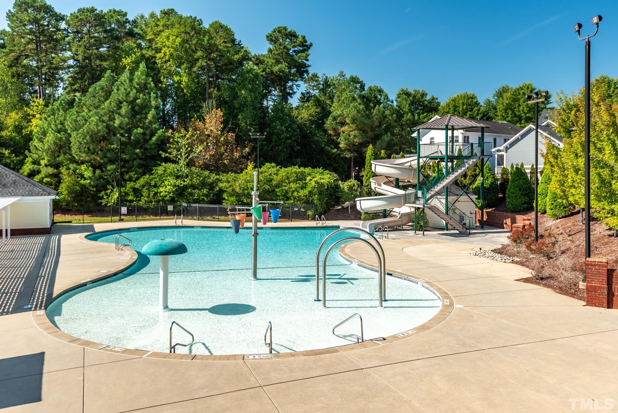 4413 All Points View Way Raleigh, NC 27614 - Photo 46 of 51 an outdoor sitting area with swimming pool