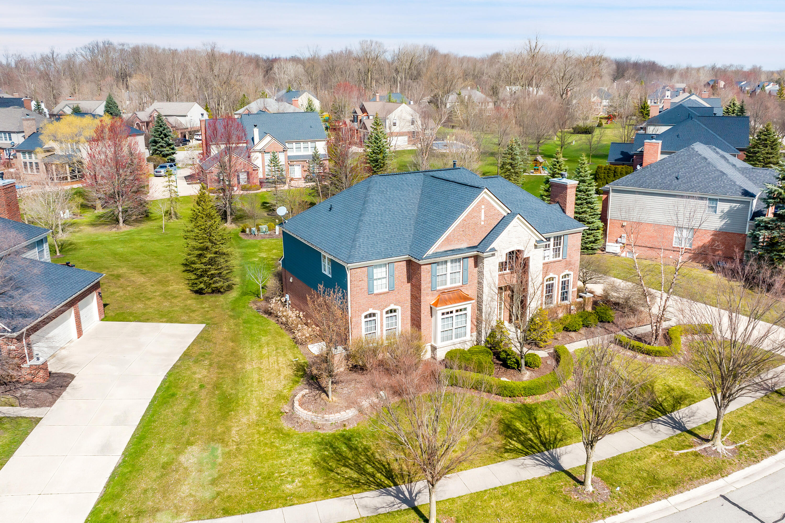 48394 Antique Road Canton, MI 48187 - Photo 54 of 62 48394 Antique Road - HD Drone Photograp