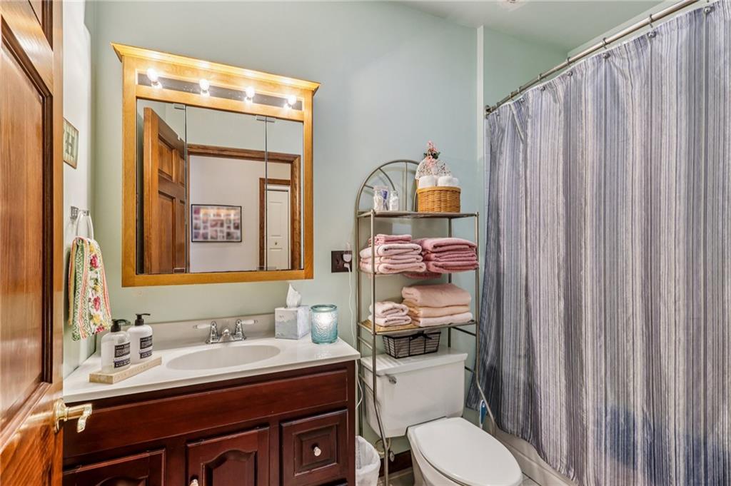 199 Anglers Rest Lane Utica, PA 16362 - Photo 19 of 49 a bathroom with a sink toilet and shower