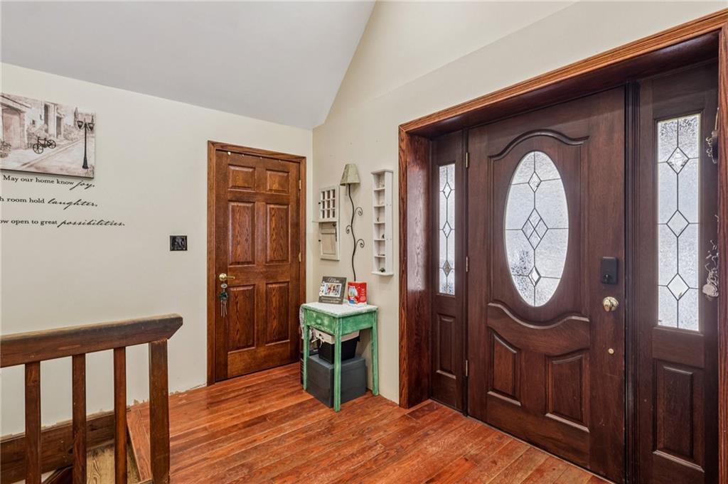 199 Anglers Rest Lane Utica, PA 16362 - Photo 6 of 49 a view of a hallway with washer and dryer