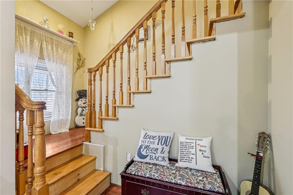 199 Anglers Rest Lane Utica, PA 16362 - Photo 7 of 49 a view of entryway and hall with wooden floor