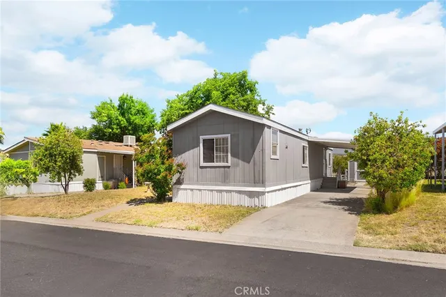a house view with a outdoor space