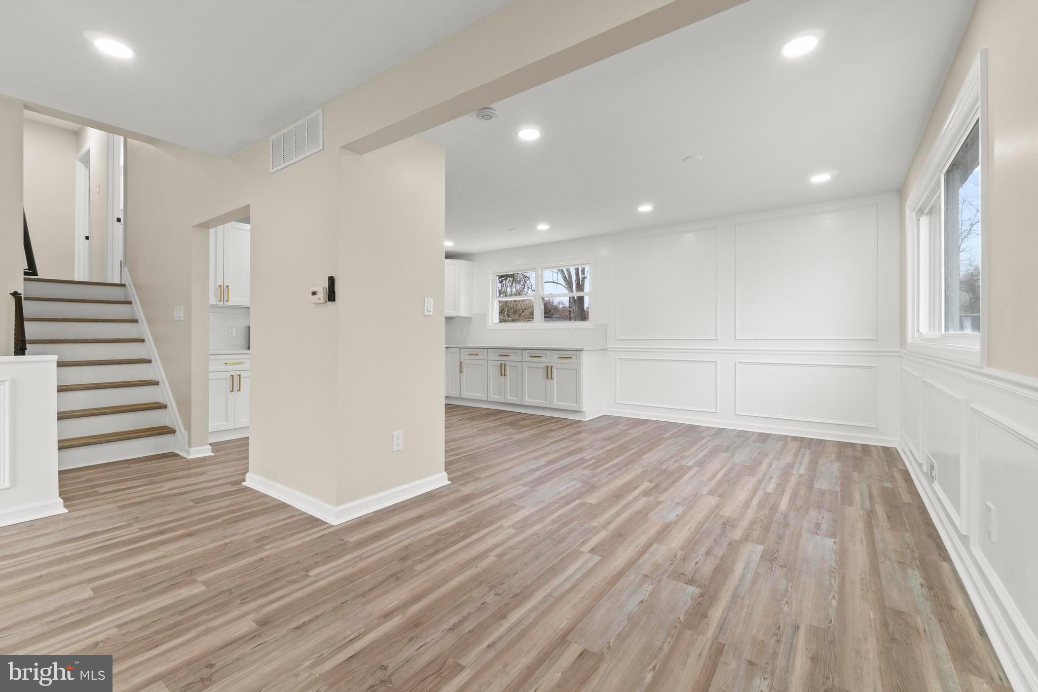 998 Kingston Drive Cherry Hill, NJ 08034 - Photo 15 of 35 a view of a kitchen with wooden floor and a kitchen