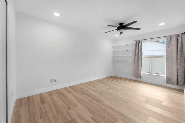wooden floor in an empty room