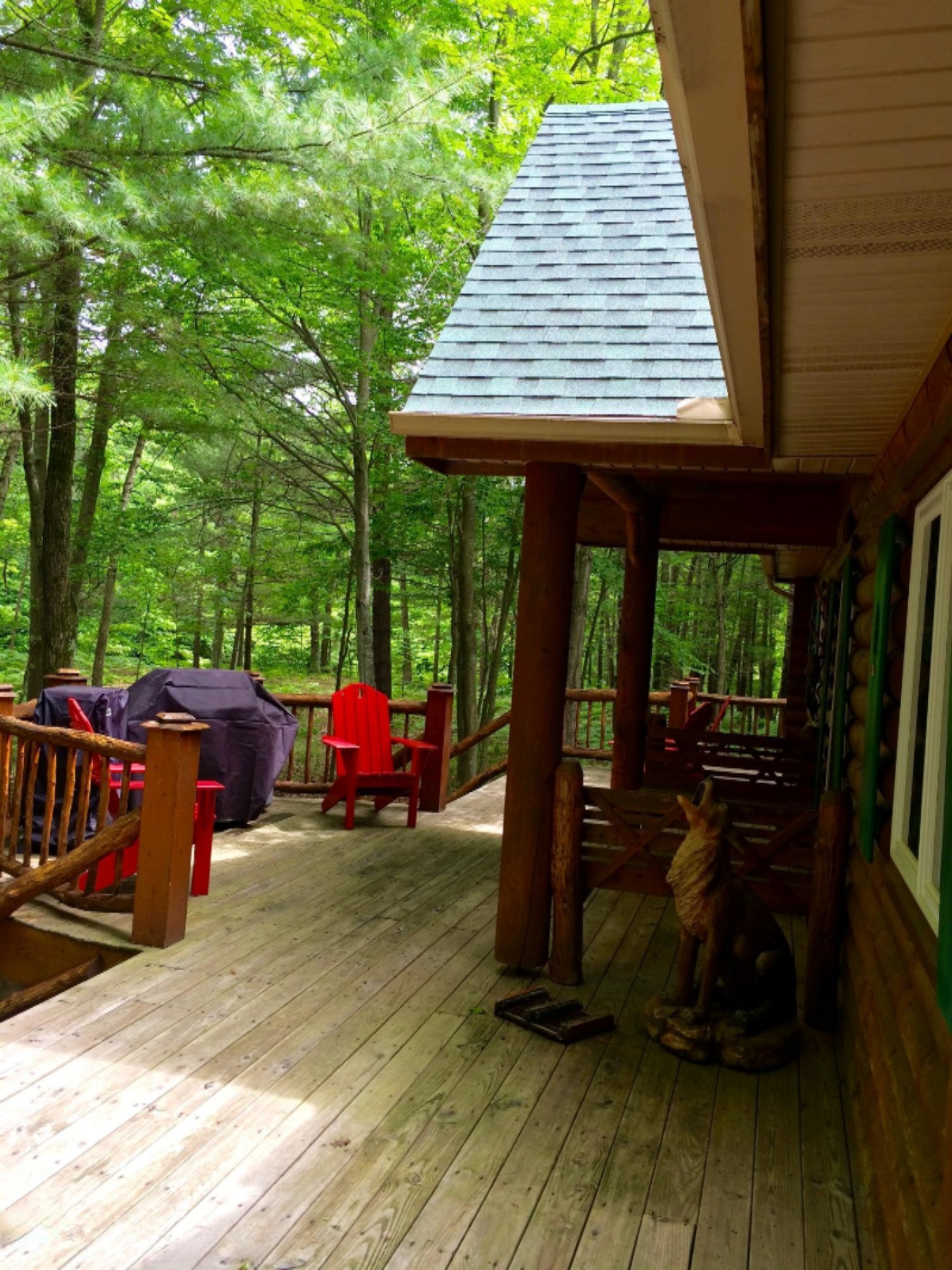 6969 South Taylor Road Branch, MI 49402 - Photo 5 of 66 Porch wolf