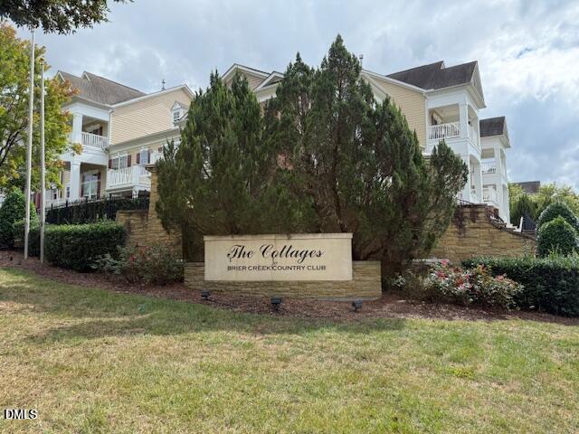 10510 Sablewood Drive, Unit 116 Raleigh, NC 27617 - Photo 39 of 47 a sign that is sitting in front of a house