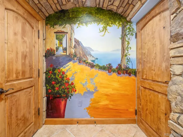 a view of a house with a outdoor space