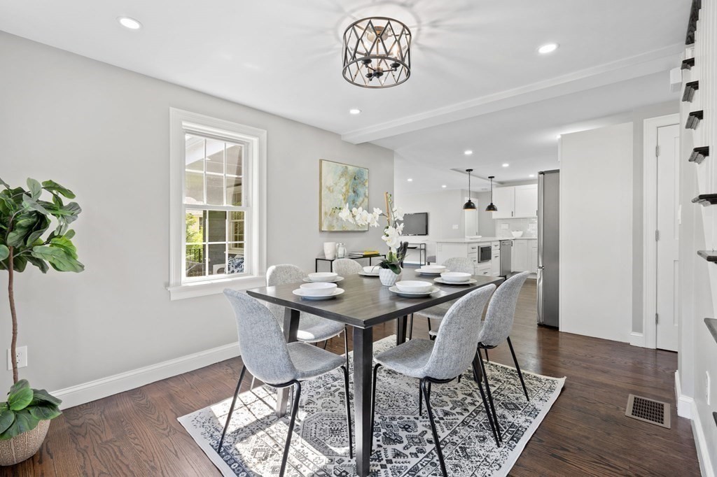 19 Cold Spring Road, Unit S North Reading, MA 01864 - Photo 11 of 30 a view of a dining room with furniture window and wooden floor