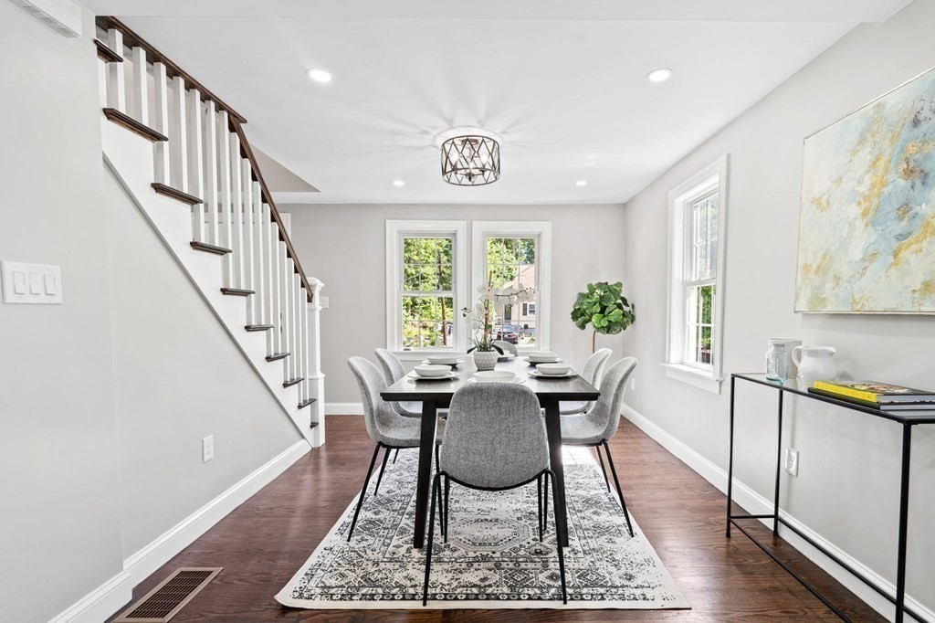 19 Cold Spring Road, Unit S North Reading, MA 01864 - Photo 10 of 30 a view of a dining room with furniture window and wooden floor
