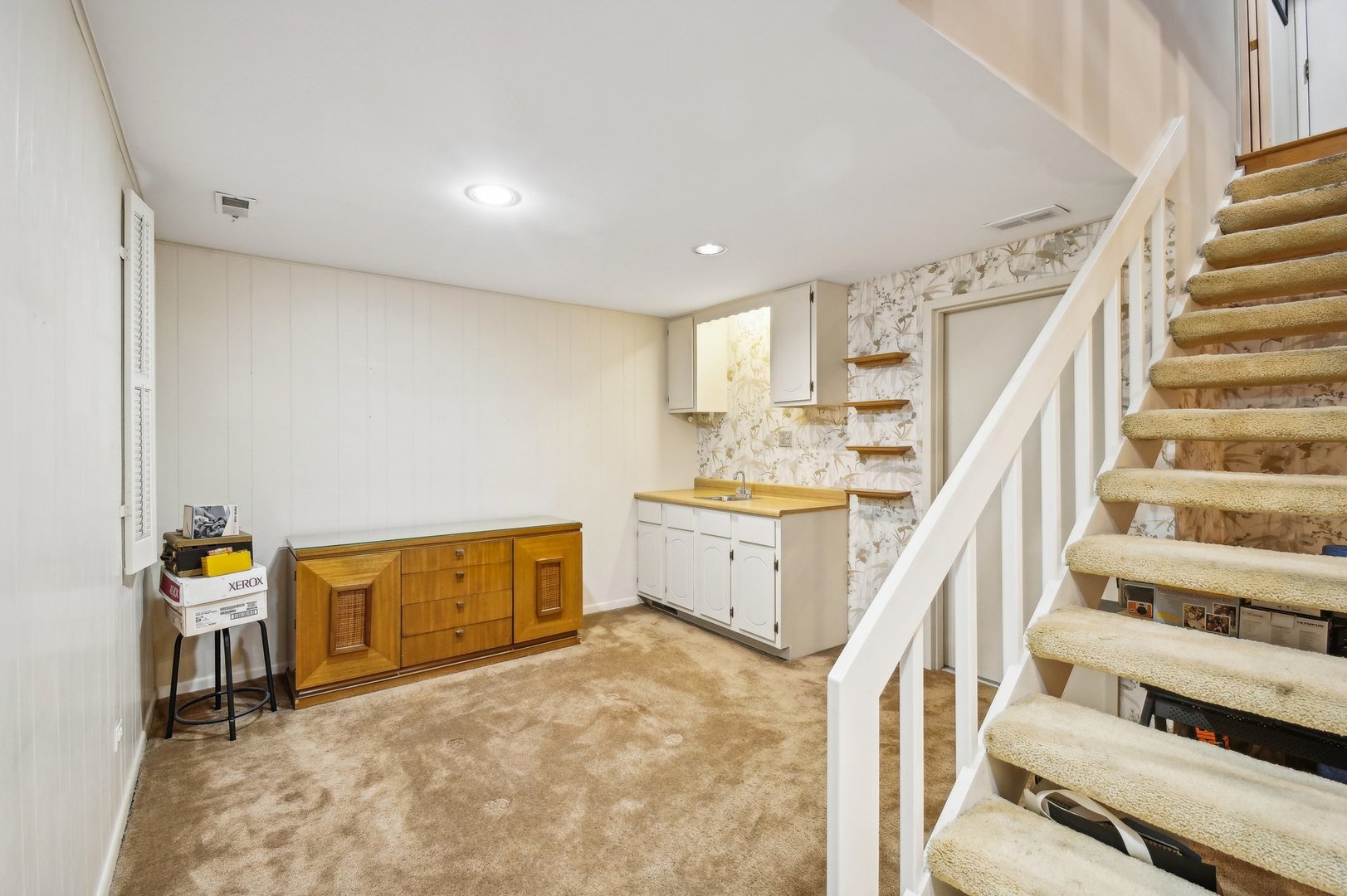 1551 Winnetka Road Glenview, IL 60025 - Photo 18 of 28 a view of a kitchen with furniture and staircase