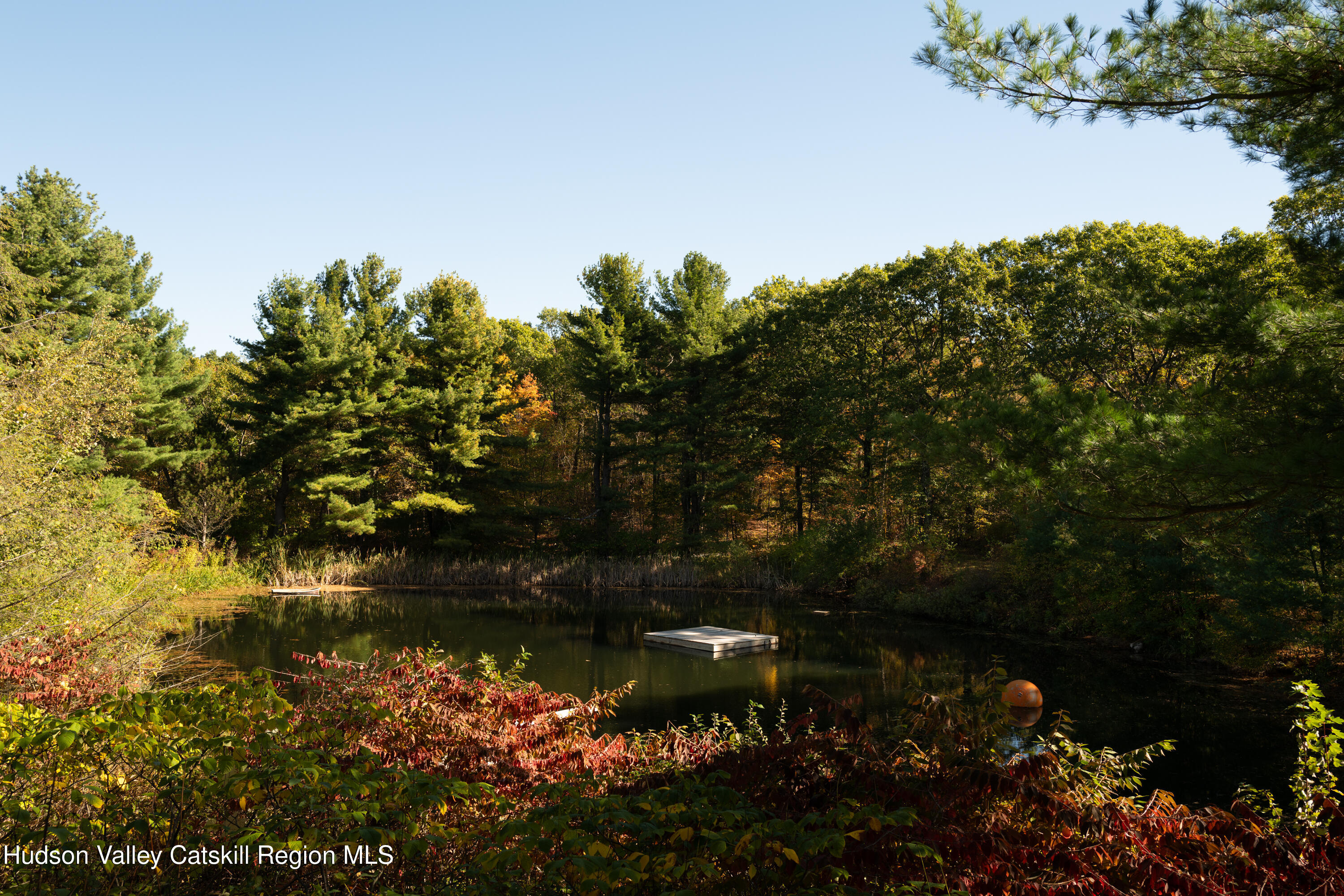 411 Texas Hill Road Hillsdale, NY 12521 - Photo 6 of 46 a view of a lake with a tree