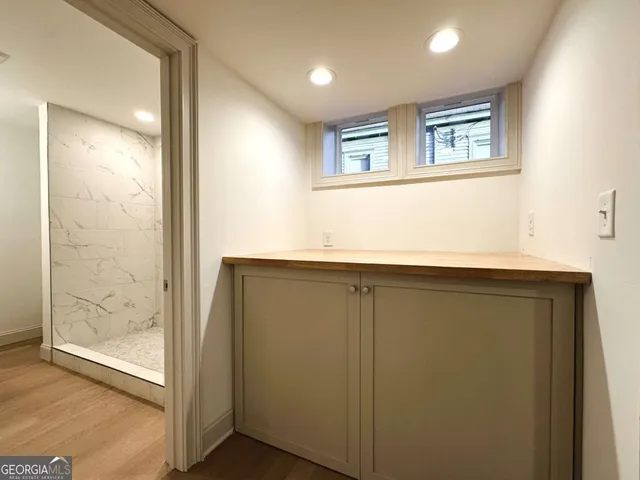 a view of an empty room