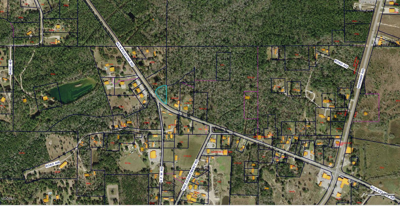 7020 Kiln-Picayune Road Kiln, MS 39556 - Photo 4 of 4 KILN-PICAYUNE RD AERIAL 3