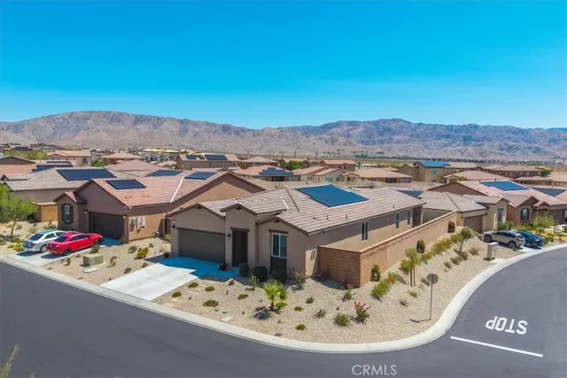 an aerial view of residential houses