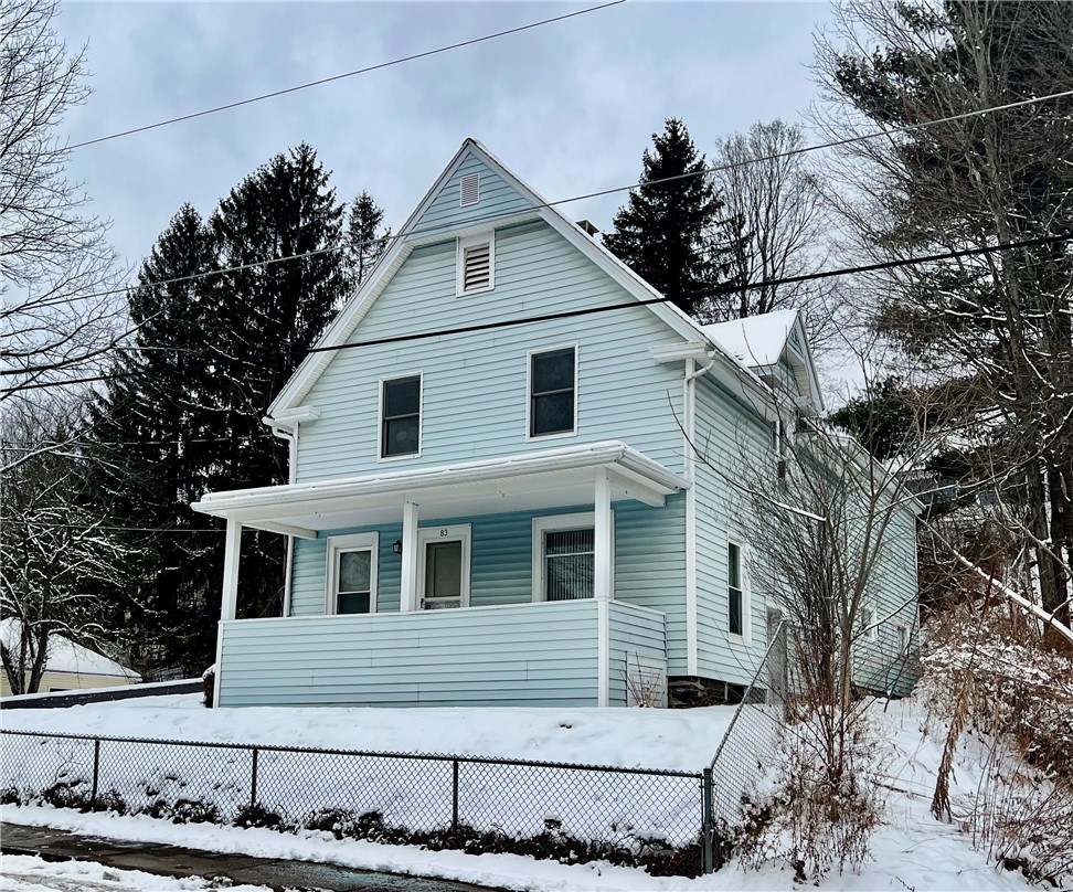 83 Hudson Street Oneonta, NY 13820 - Photo 1 of 1 Front of house facing Hudson Street