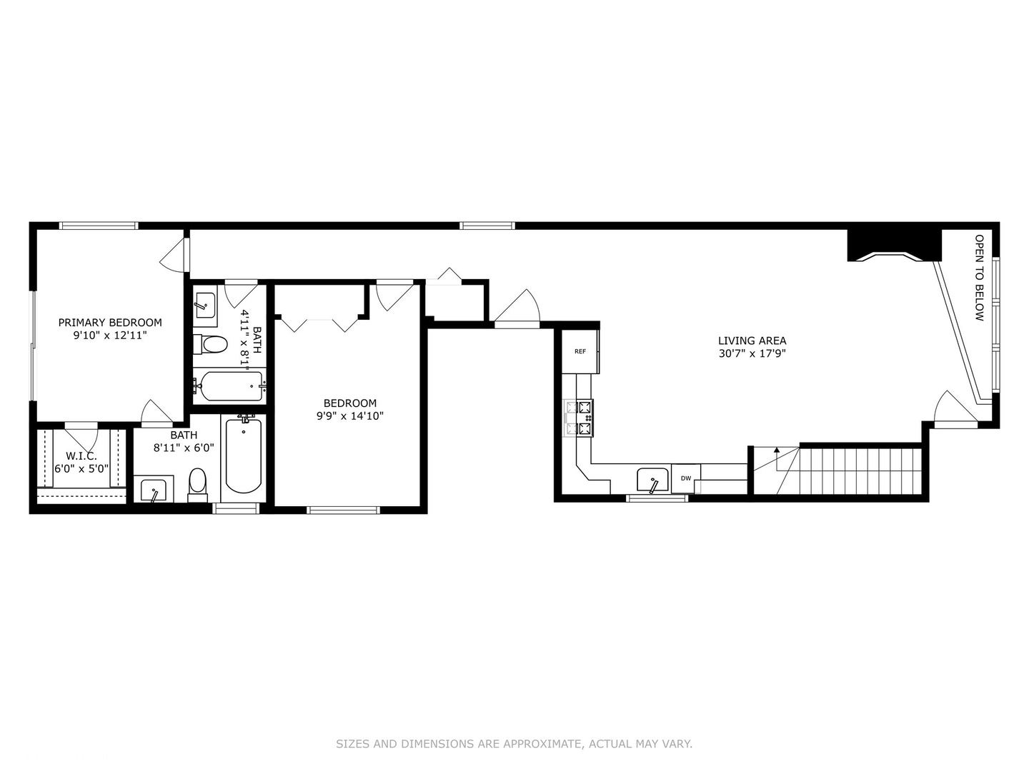 116 South Bell Avenue, Unit 1 Chicago, IL 60612 - Photo 30 of 30 a picture of a floor plan