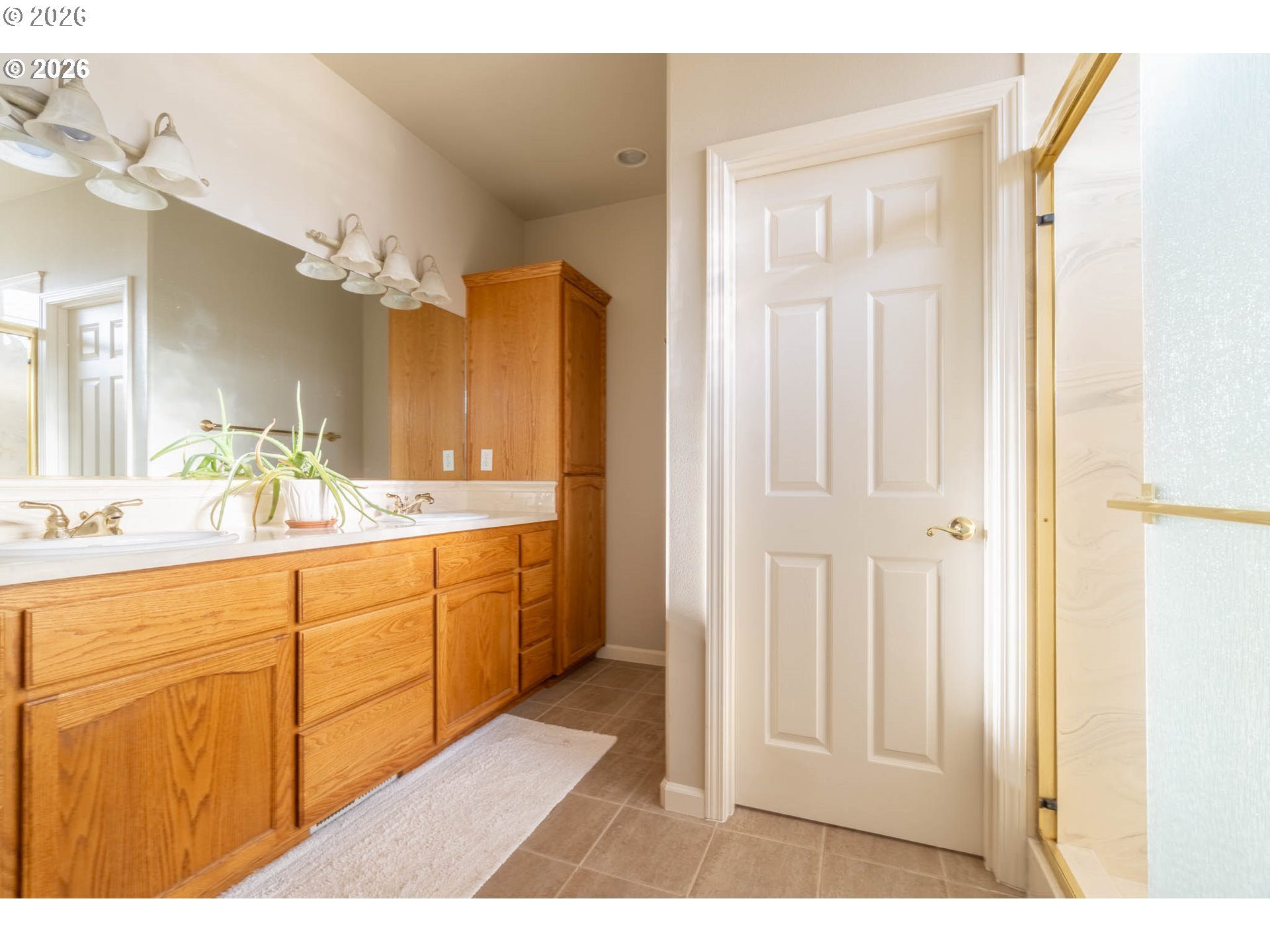 4366 Berry Lane Eugene, OR 97404 - Photo 21 of 36 a bathroom with a sink and a mirror