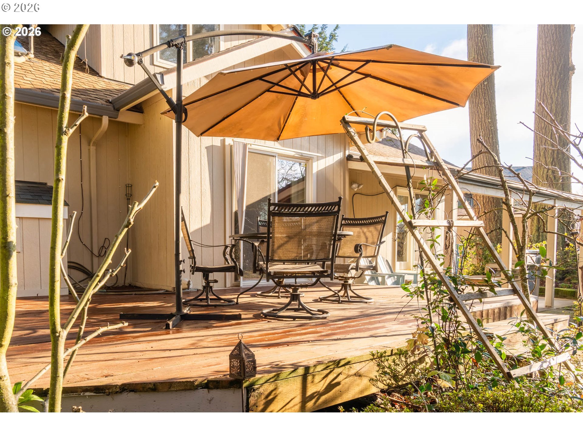 4366 Berry Lane Eugene, OR 97404 - Photo 30 of 36 a view of a house with a backyard