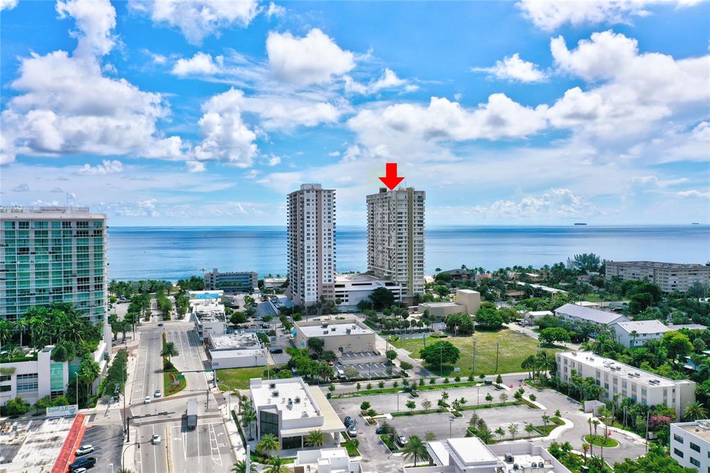 a city view with lot of high rise buildings