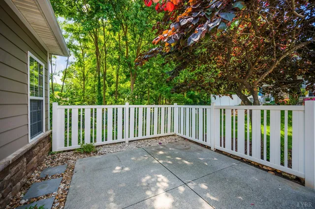 a view of a wooden fence
