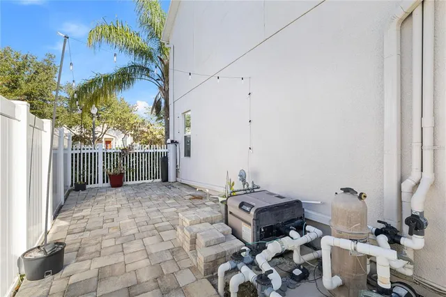 an aerial view of multiple houses with outdoor space