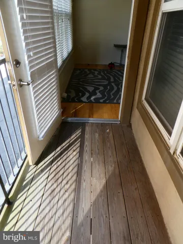 a view of a hardwood floor