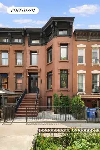 a front view of a building