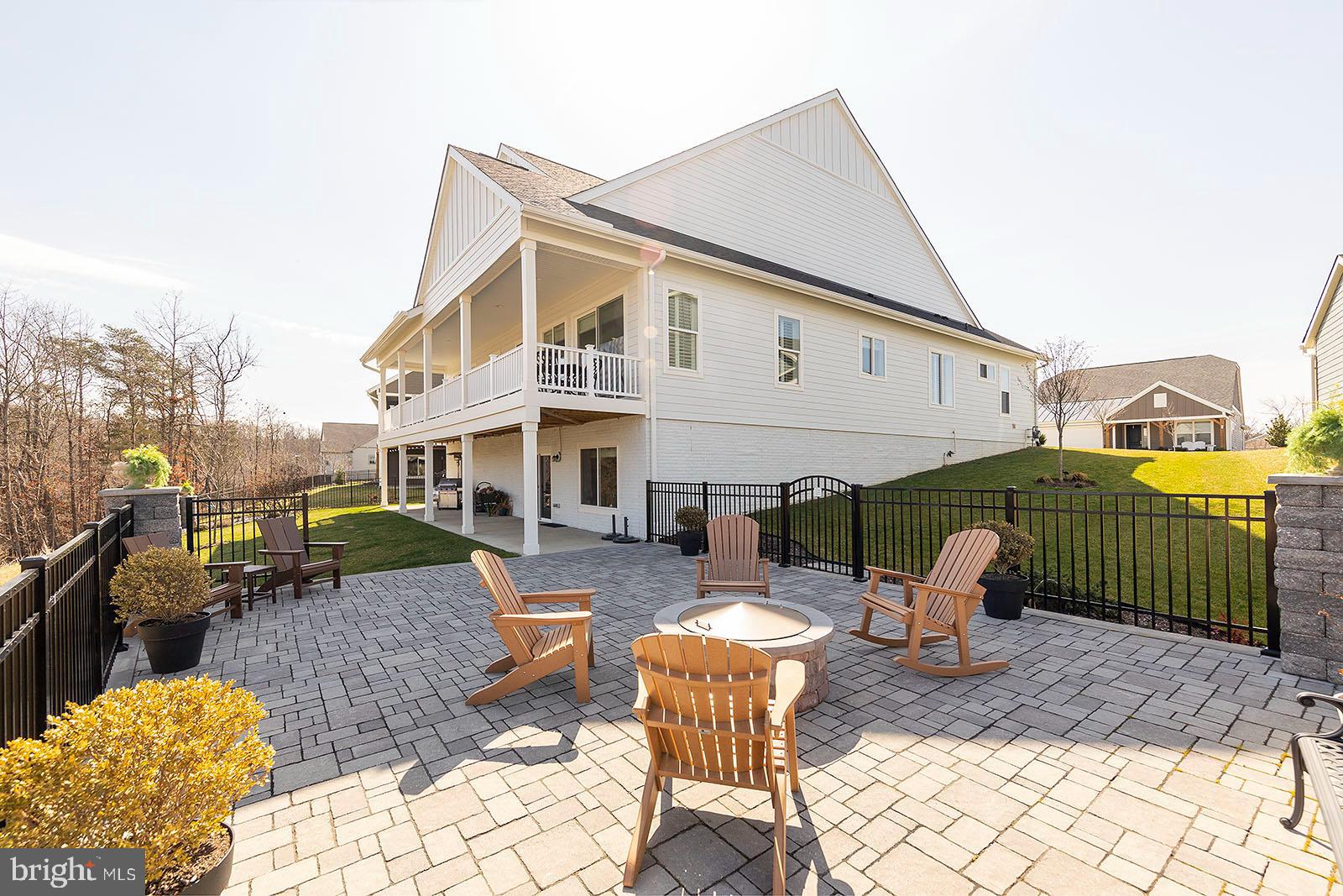 105 Witherod Ct Lake Front Royal, VA 22630 - Photo 39 of 58 Large Patio with built in natural gas line