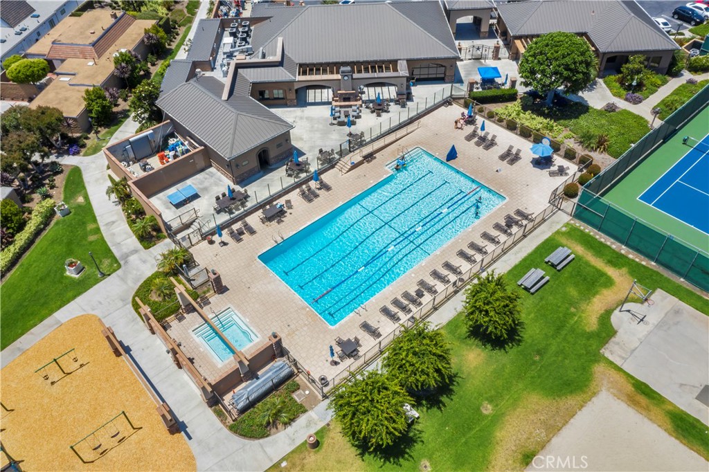 23892 Taranto Bay Dana Point, CA 92629 - Photo 50 of 54 an aerial view of a house with a garden