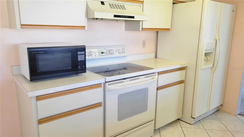 11215 Southwest 63rd Terrace Road Ocala, FL 34476 - Photo 2 of 13 a kitchen with a stove and a microwave