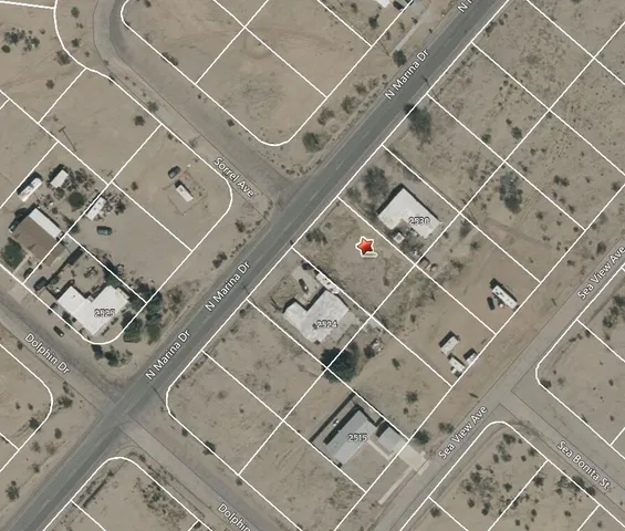 an aerial view of a building