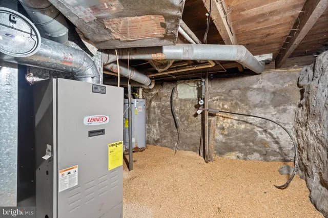 a view of storage and utility room