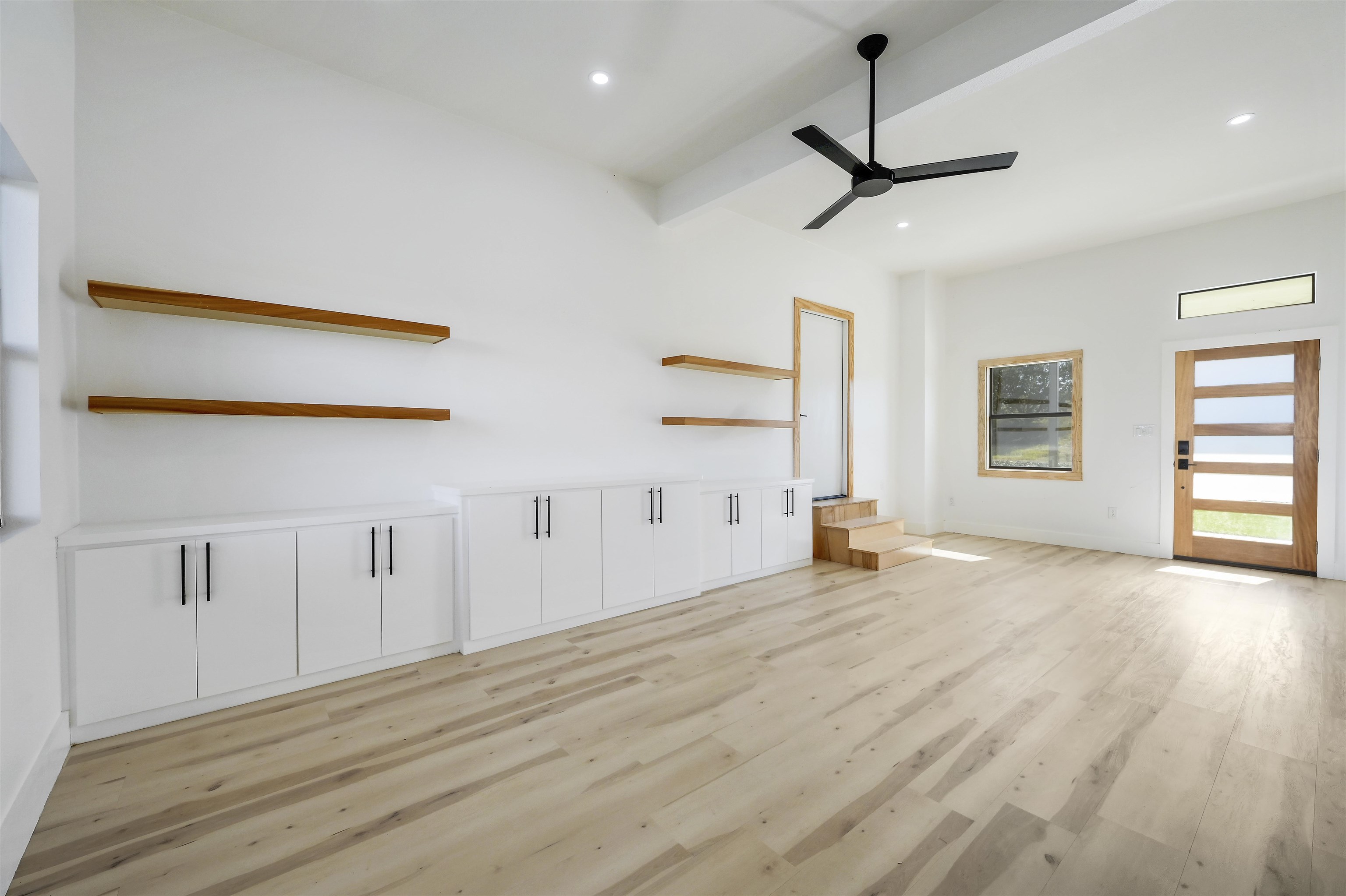 4100 Rm 690 Burnet, TX 78611 - Photo 17 of 30 a view of empty room with wooden floor and fan
