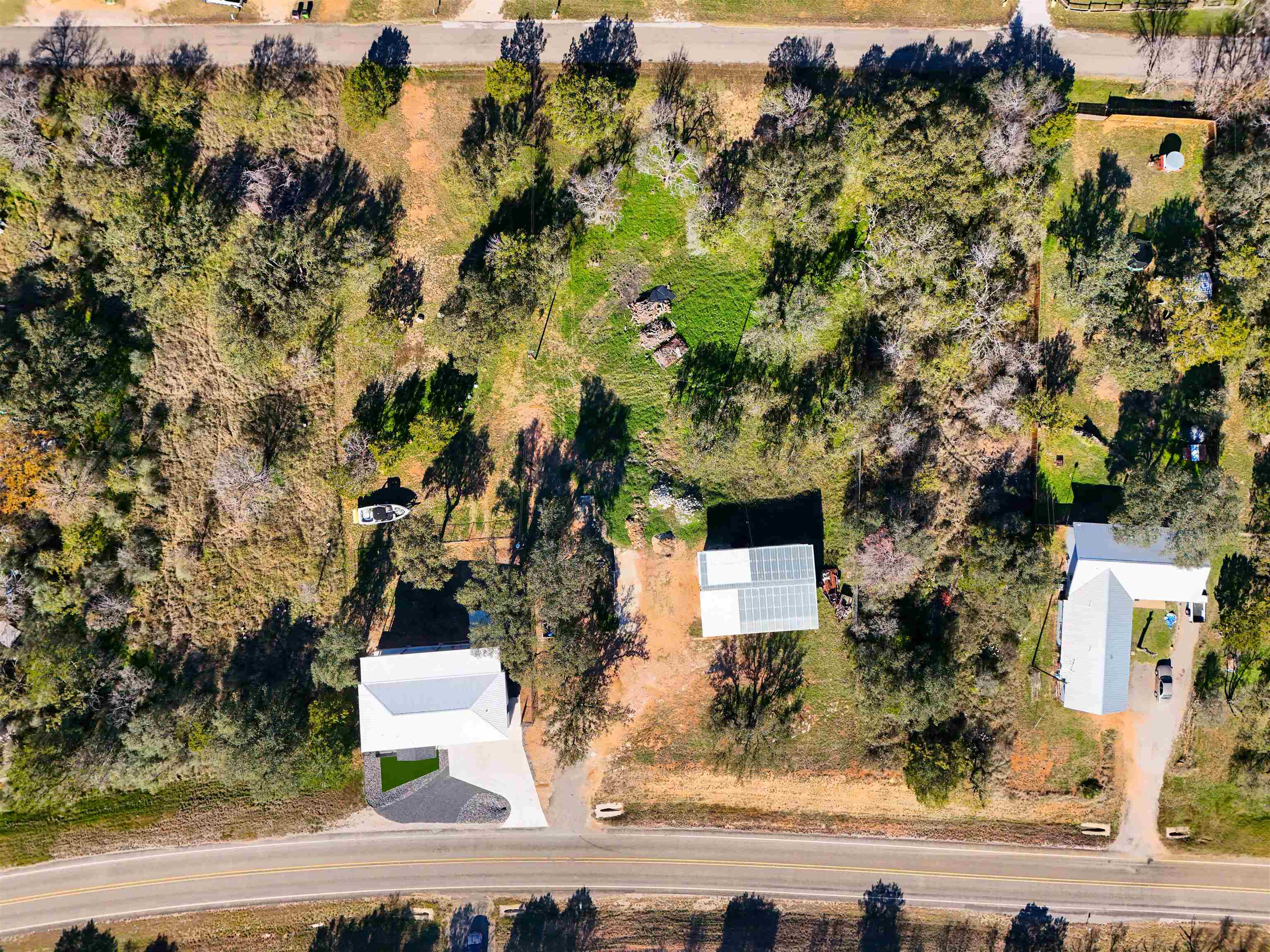 4100 Rm 690 Burnet, TX 78611 - Photo 30 of 30 front view of a house with a yard