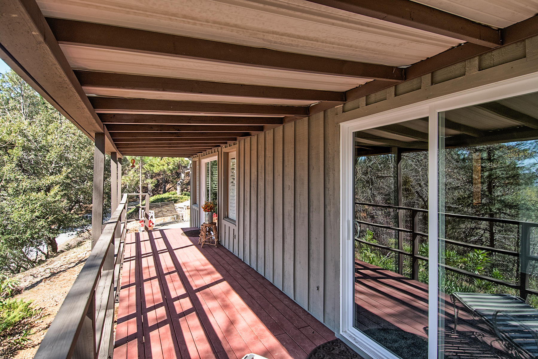19370 Mountain Maple Road Lakehead, CA 96051 - Photo 30 of 48 Covered Deck ~ View 2