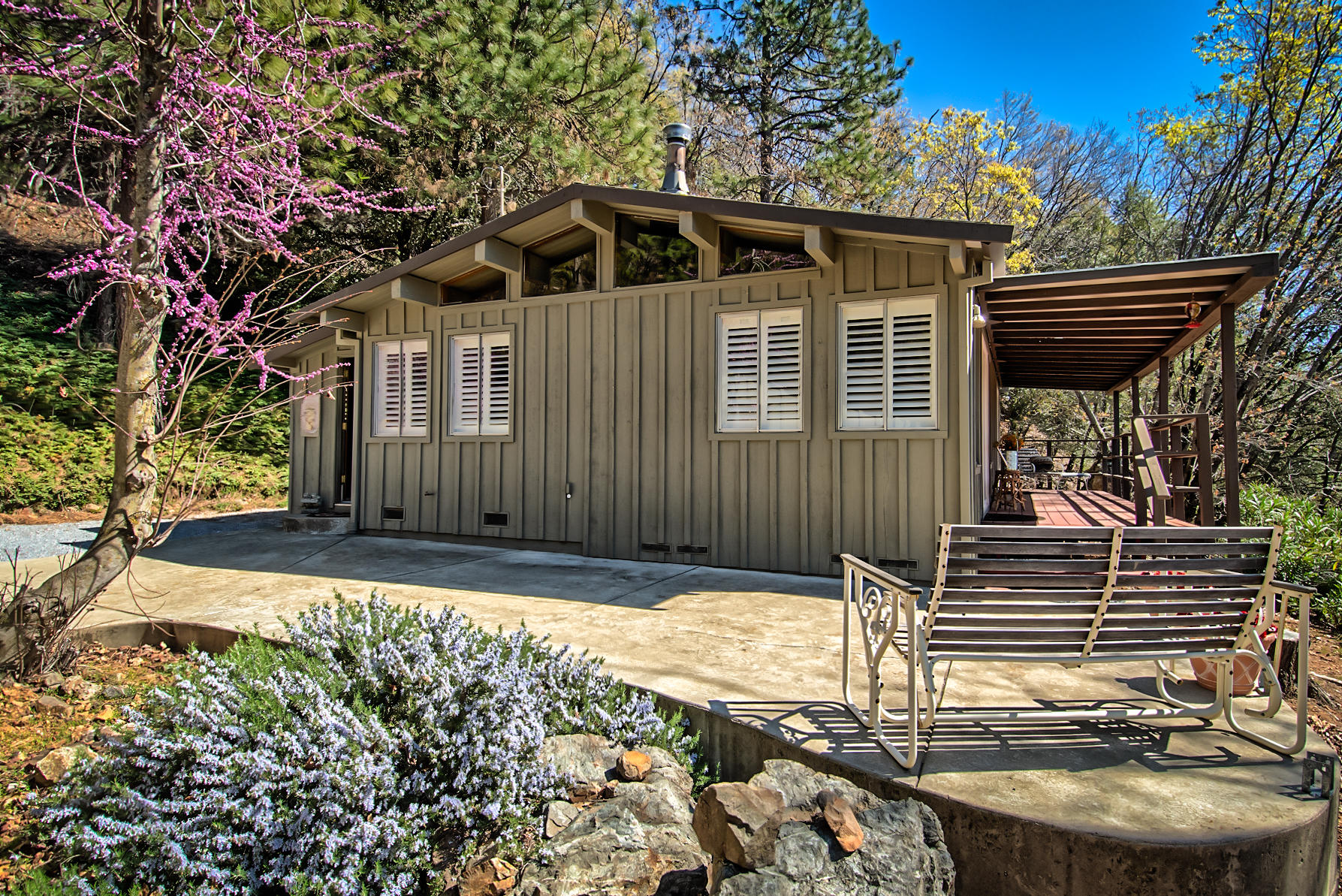 19370 Mountain Maple Road Lakehead, CA 96051 - Photo 33 of 48 Cabin North Elevation