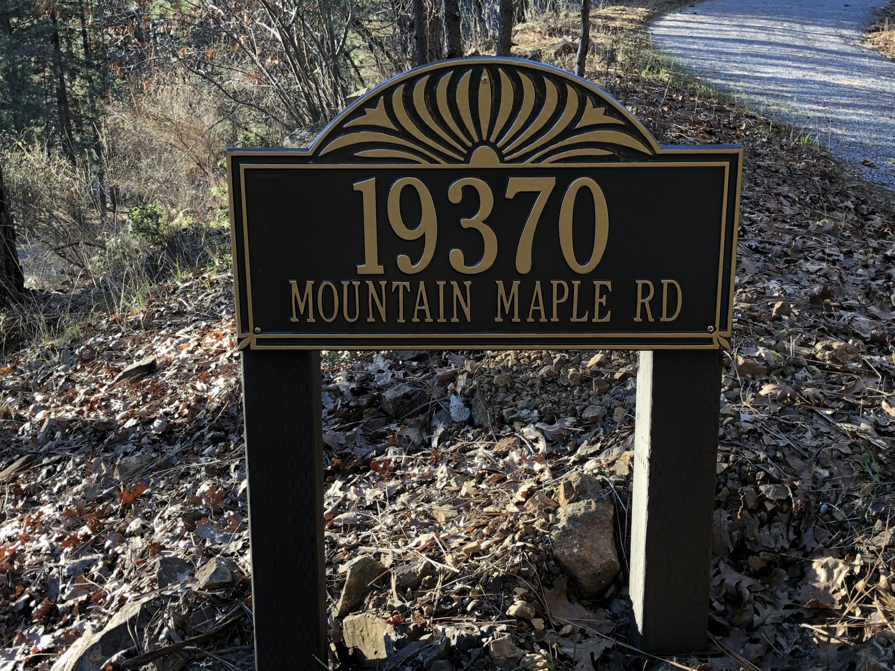 19370 Mountain Maple Road Lakehead, CA 96051 - Photo 7 of 48 "19370" ~ Address Marker