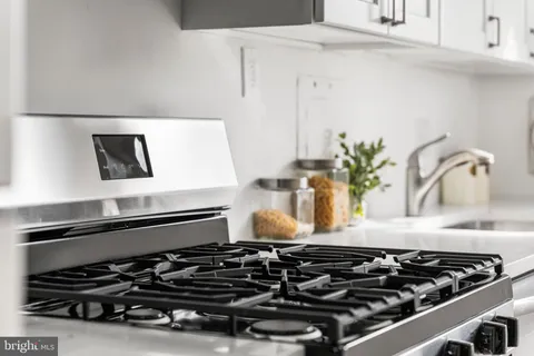 a close view of a stove