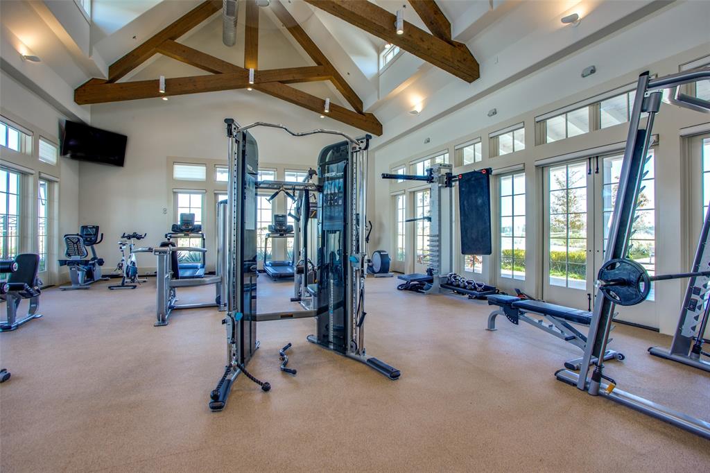 3513 Dusty Miller Road Aubrey, TX 76227 - Photo 23 of 25 a view of a room with gym equipment