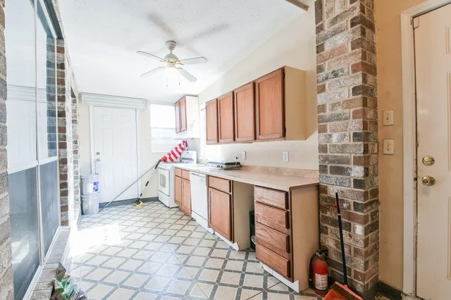 a room with storage and utility