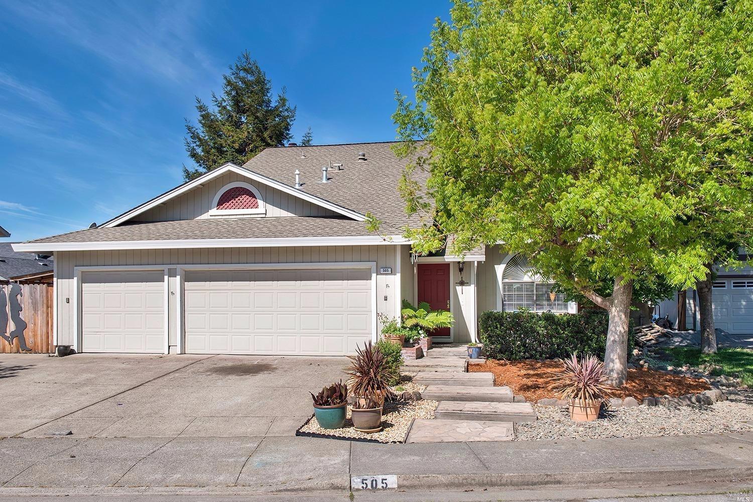 505 Fitzsimmons Place Santa Rosa, CA 95403 - Photo 1 of 1 Home faces east so sun in the mornings on the front of the home- 3 car garage PLUS side access!!