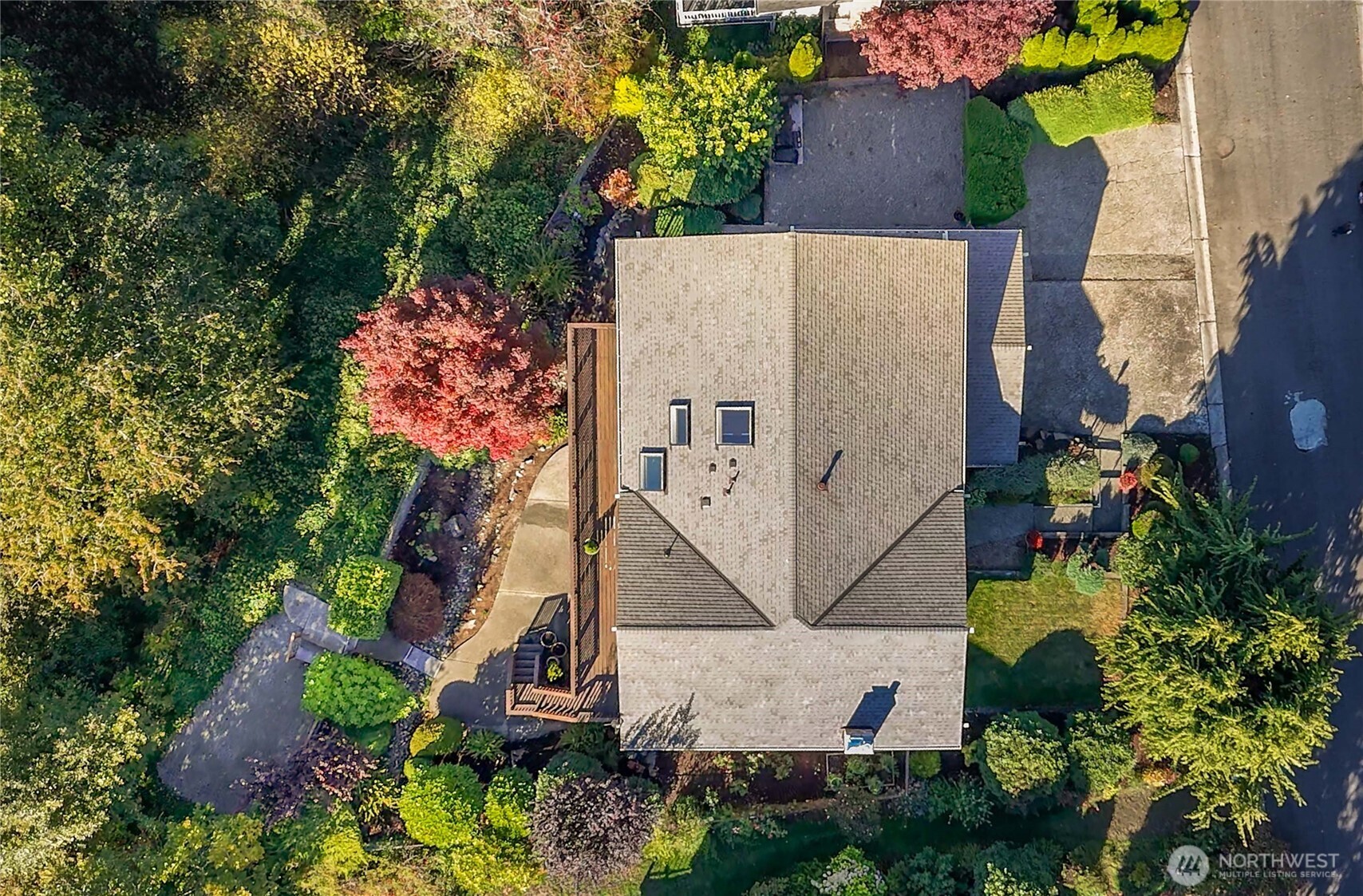 29419 4th Avenue South Federal Way, WA 98003 - Photo 3 of 38 an aerial view of a house with a yard and garden