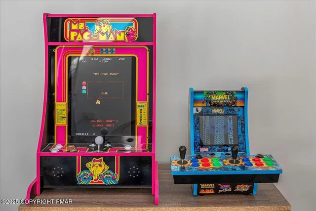 a room with furniture and a window