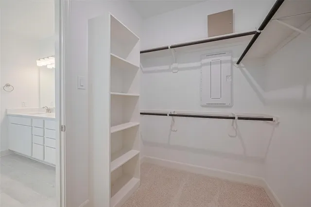 a view of walk in closet